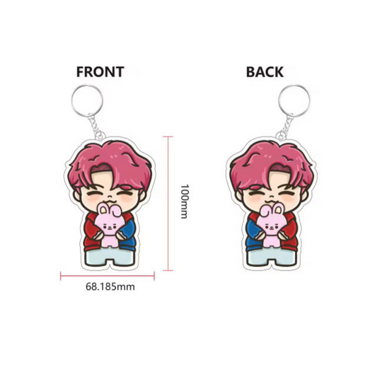 BTS - BT21 Themed Keychains and Bag Charms
