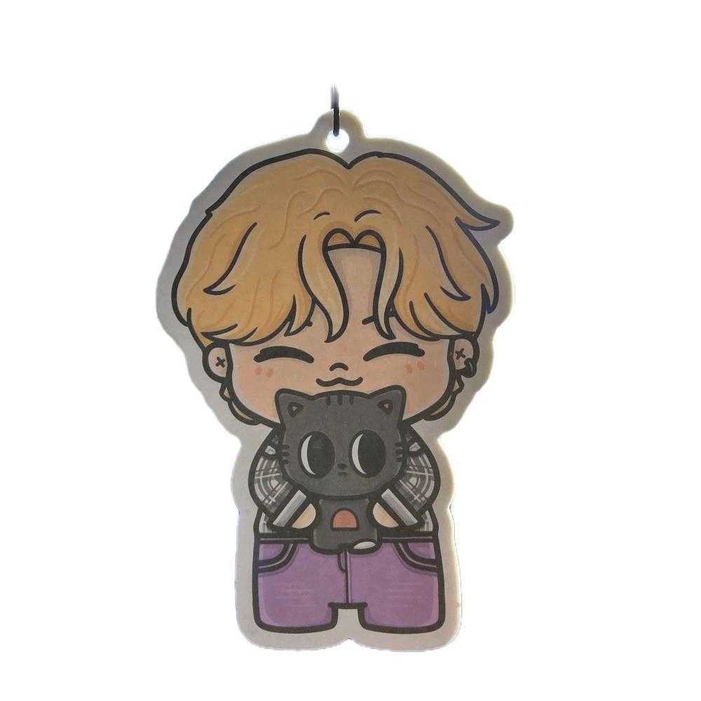 Kpop Theme Eco-Friendly Car Air Fresheners upto 2+ week Scents Reusable Absorbent Paper for Cars and Living Areas