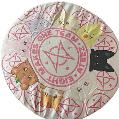 Ateez Themed Bonnets, Double Lined Satin