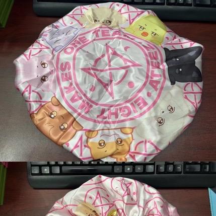 The Pirate Boys Themed Reversible Double Lined Satin Bonnets for Hair Protection Silky Soft 100% Polyester Machine Washable