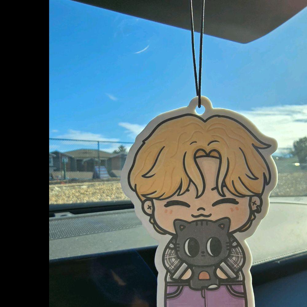Kpop Theme Eco-Friendly Car Air Fresheners upto 2+ week Scents Reusable Absorbent Paper for Cars and Living Areas
