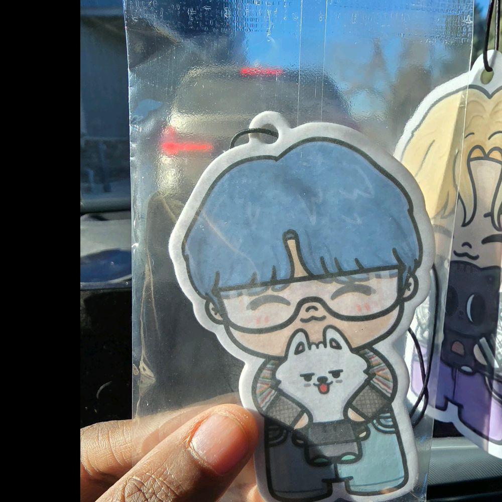 Kpop Theme Eco-Friendly Car Air Fresheners upto 2+ week Scents Reusable Absorbent Paper for Cars and Living Areas