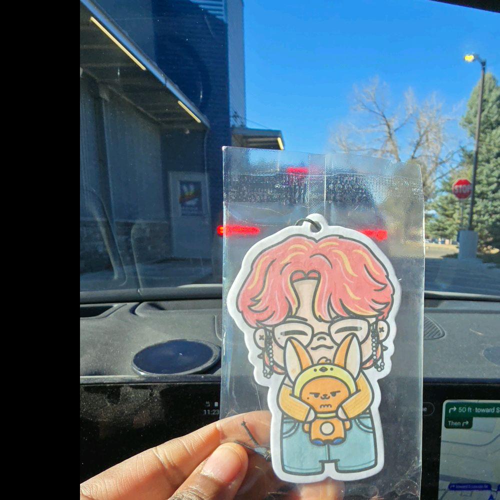 Kpop Theme Eco-Friendly Car Air Fresheners upto 2+ week Scents Reusable Absorbent Paper for Cars and Living Areas