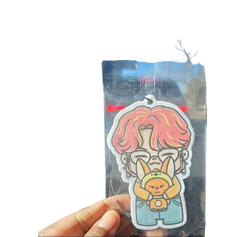 Kpop Theme Eco-Friendly Car Air Fresheners upto 2+ week Scents Reusable Absorbent Paper for Cars and Living Areas