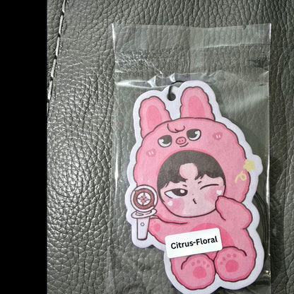 Stray Kids Kpop Theme Eco-Friendly Car Air Fresheners with upto 2+ Week Scents Reusable Absorbent Paper for Cars and Living Areas