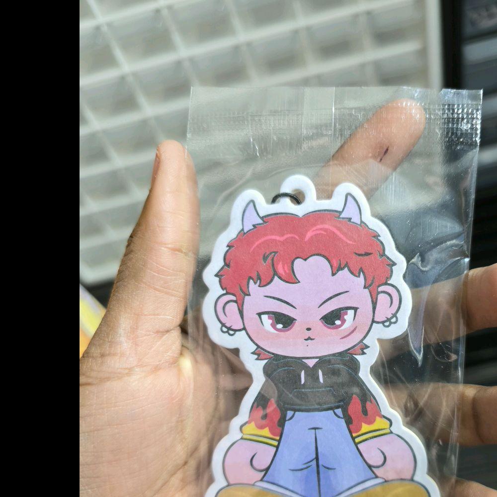P1Harmony Themed Car Air Fresheners up to 2+ week Scents Reusable Absorbent Paper for Cars and Living Areas