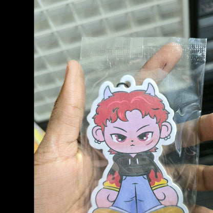 P1Harmony Themed Car Air Fresheners up to 2+ week Scents Reusable Absorbent Paper for Cars and Living Areas