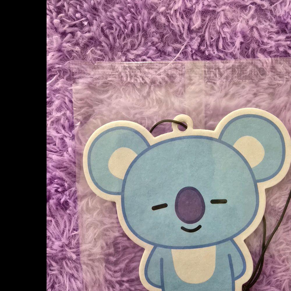 BTS - Bt21 Kpop Theme Eco-Friendly Car Air Fresheners with upto 2+ Week Scents Reusable Absorbent Paper for Cars and Living Areas