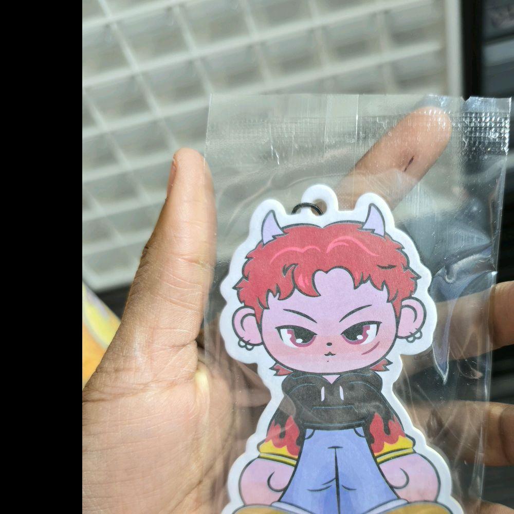 P1Harmony Themed Car Air Fresheners up to 2+ week Scents Reusable Absorbent Paper for Cars and Living Areas