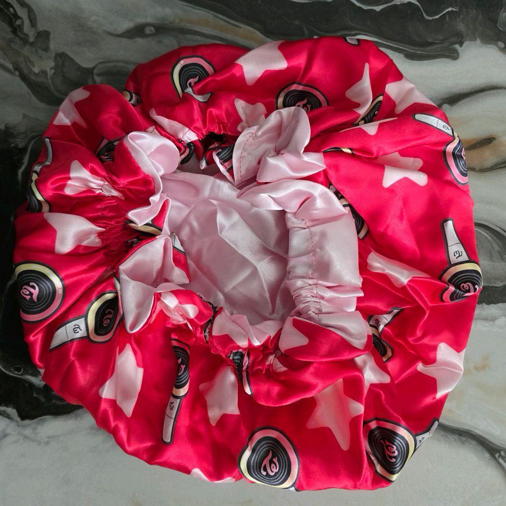 Lightstick Once Bonnet Reversible Satin Hair Protection Cap for All Hair Types Silky Soft Double Layer Satin Reduce Frizz and Breakage