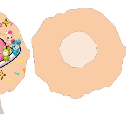 Peach/Once/Sprinkle Bonnet