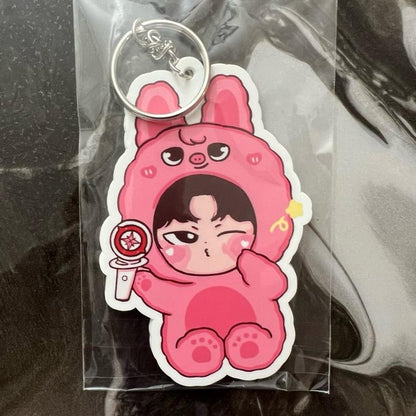 SKZ - OVERSIZED SKZOO Themed Bag Charms Key Chains Adorable Animal Designs for Stay