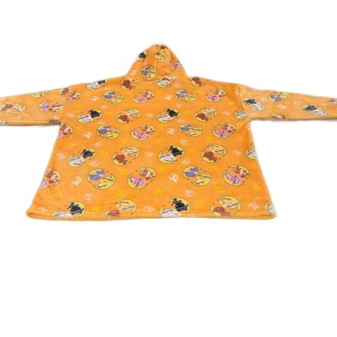 Kpop Themed Hoodie Blanket with Adorable Character Print for Cozy Lounging