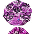 Boy Group Themed Double Lined Satin Bonnets for Hair Protection Reversible Silky Soft 100% Polyester Nighttime Wear Gift Shower Pink Daughter