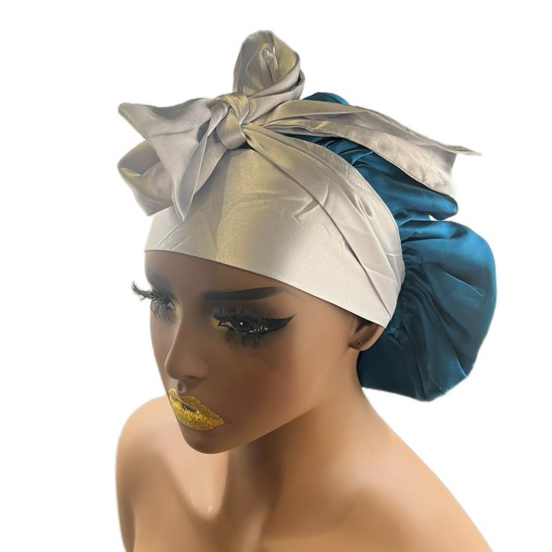 Mulberry Silk Bonnets 100% Authentic for Hair Care & Sleep Hygiene Moisture Retention Hypoallergenic Heatless Frizz Minimizer Lavender Night Haircare