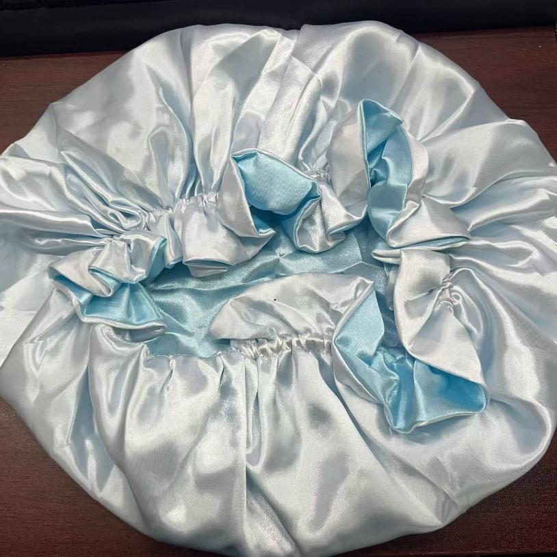 Boy Group Themed Double Lined Satin Bonnets for Hair Protection Revers ...