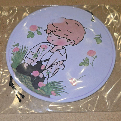 BTS Theme Eco-Friendly Car Air Fresheners with up to 2+ Week Scents Reusable Absorbent Paper for Cars and Living Areas