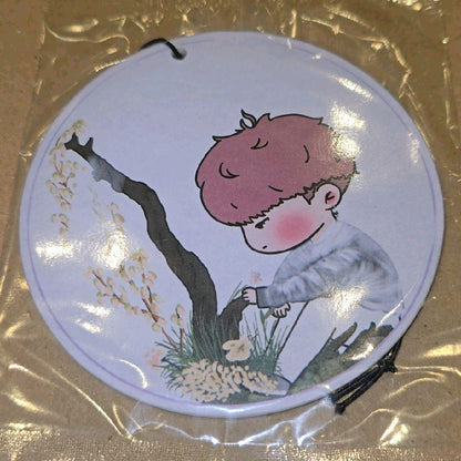 BTS Theme Eco-Friendly Car Air Fresheners with up to 2+ Week Scents Reusable Absorbent Paper for Cars and Living Areas