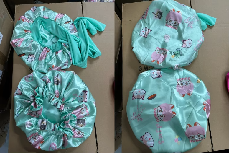 Boy Group Themed Double Lined Satin Bonnets for Hair Protection Reversible Silky Soft 100% Polyester Nighttime Wear Gift Shower Pink Daughter