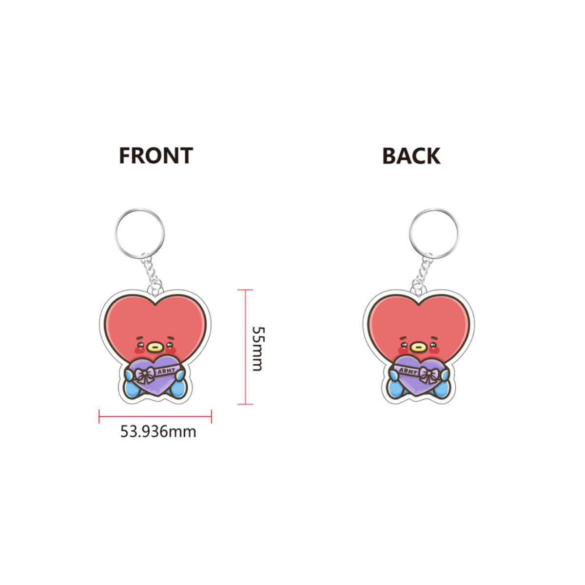 BTS - BT21 Themed Keychains and Bag Charms