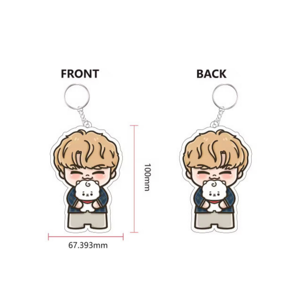 BTS - BT21 Themed Keychains and Bag Charms
