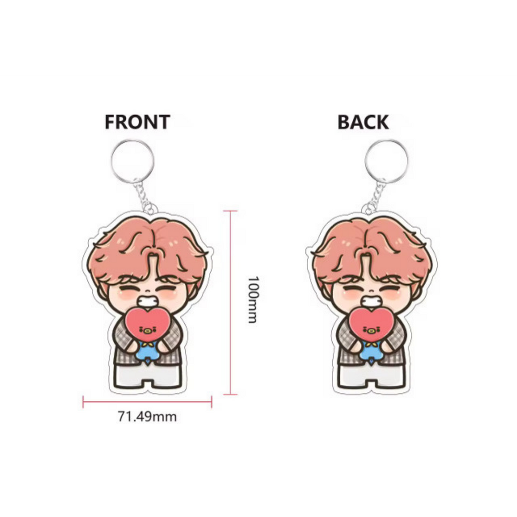BTS - BT21 Themed Keychains and Bag Charms