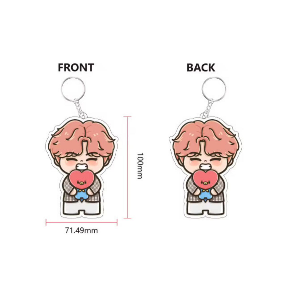 BTS - BT21 Themed Keychains and Bag Charms