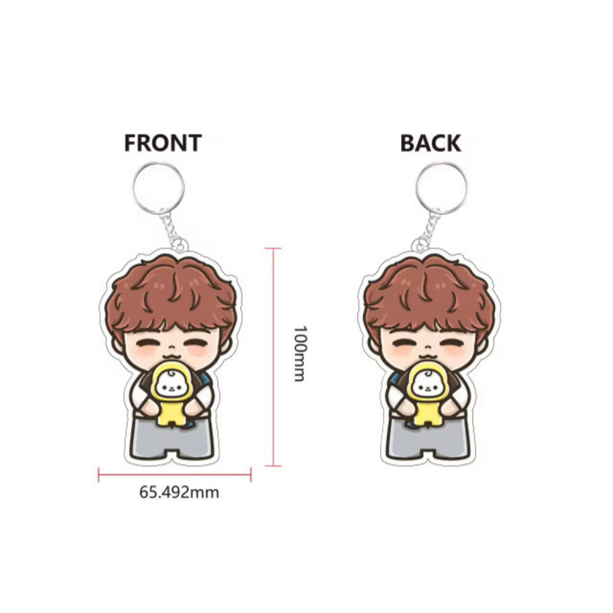 BTS - BT21 Themed Keychains and Bag Charms