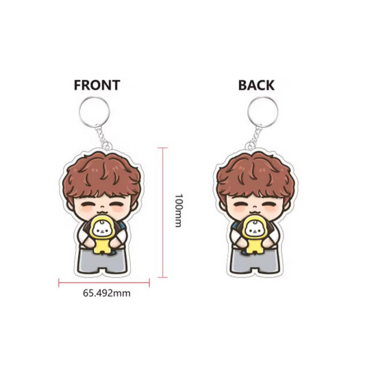 BTS - BT21 Themed Keychains and Bag Charms