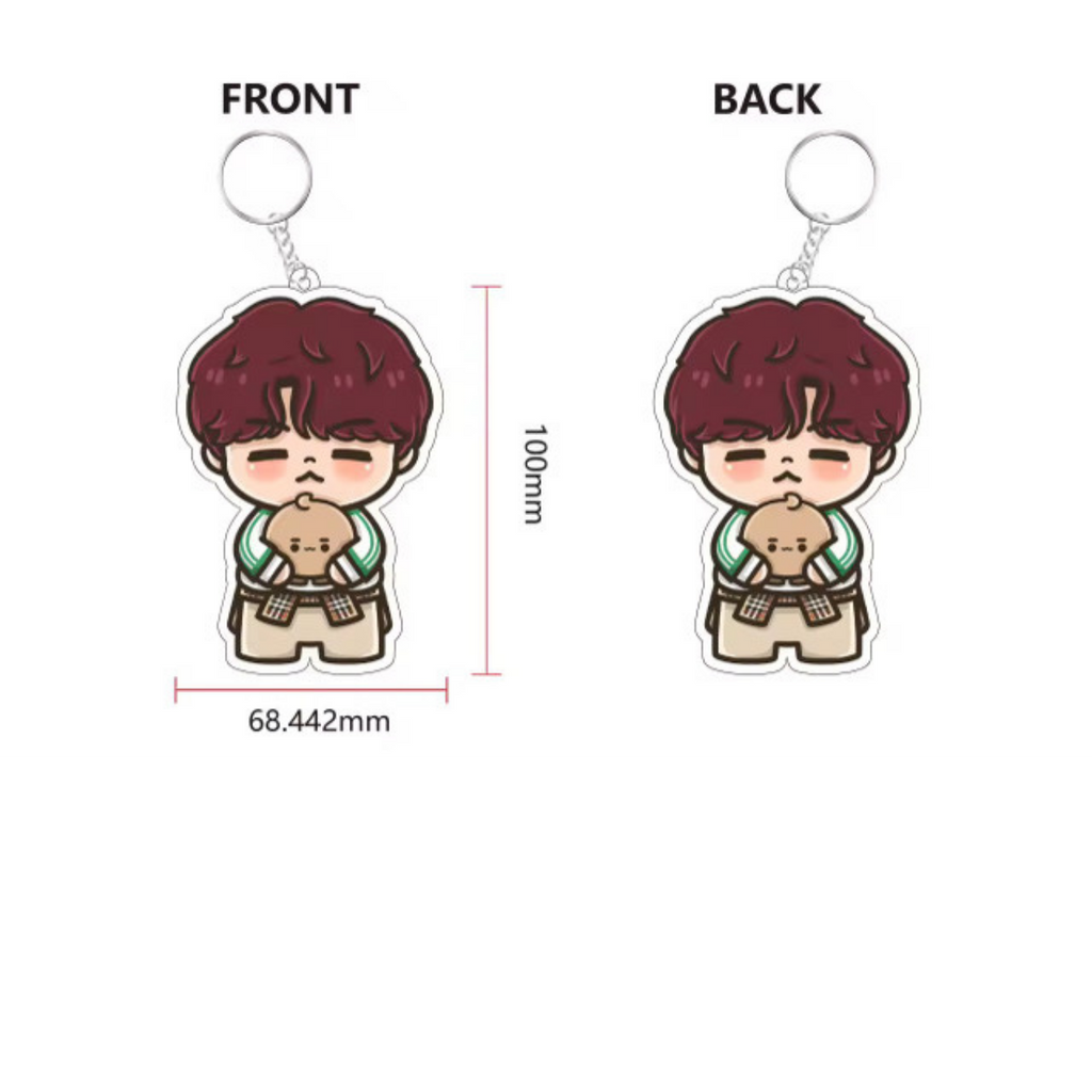 BTS - BT21 Themed Keychains and Bag Charms