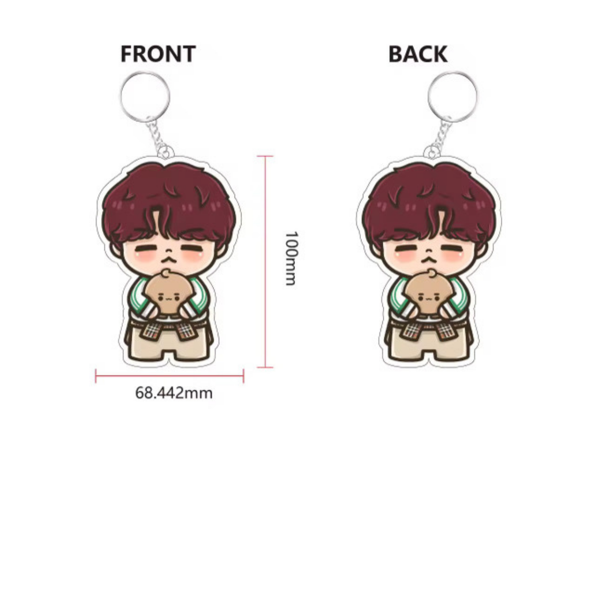 BTS - BT21 Themed Keychains and Bag Charms