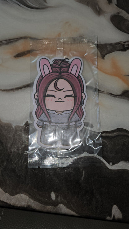 X<3 Kpop Theme Eco-Friendly Car Air Fresheners with up to (but not guaranteed) 2+ Week Scents