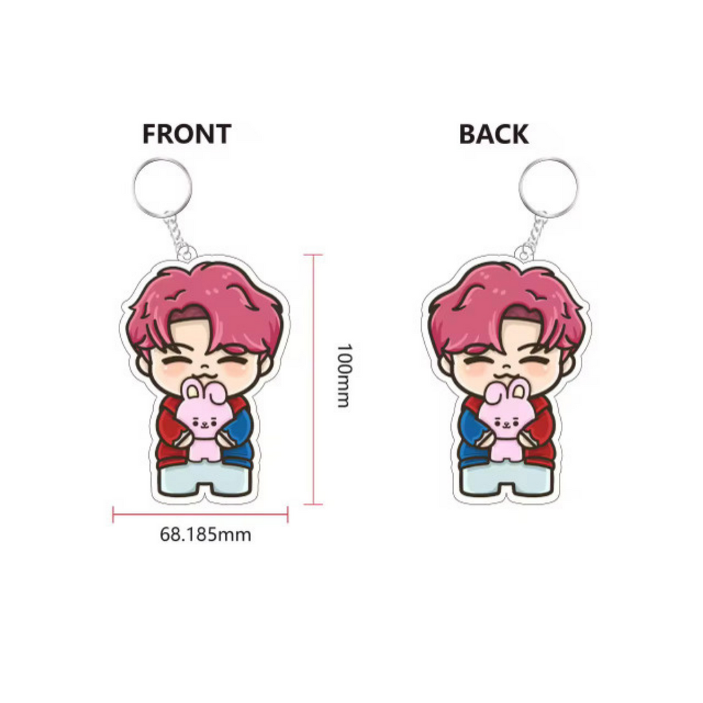 BTS - BT21 Themed Keychains and Bag Charms