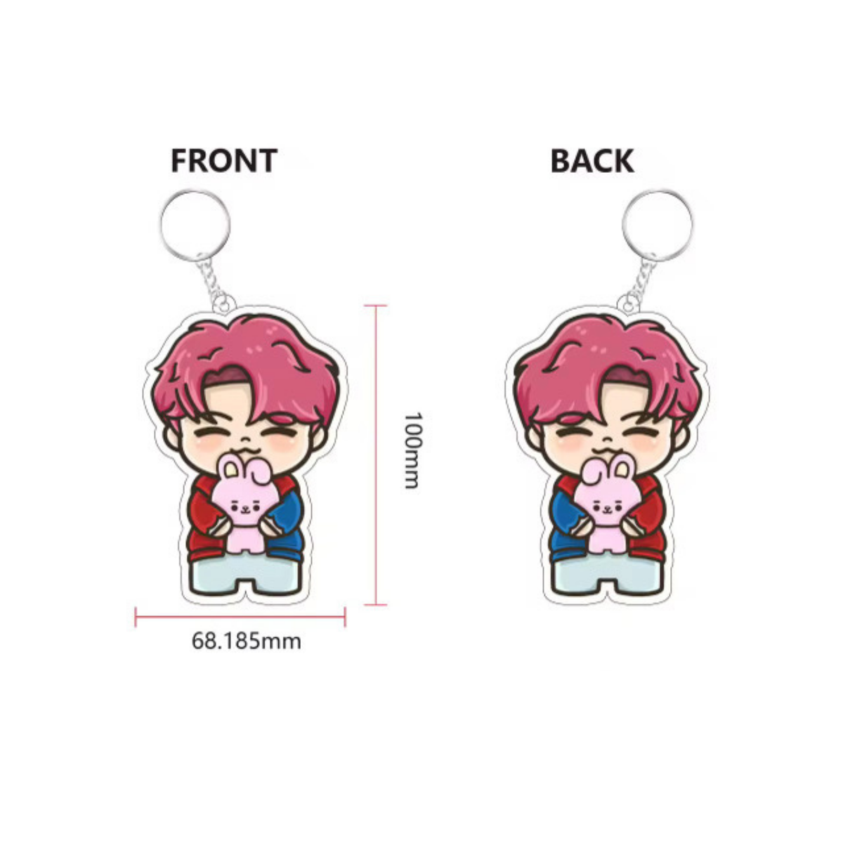 BTS - BT21 Themed Keychains and Bag Charms