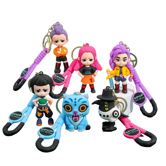 Kpop Girl Hunter 3D Design Keychains