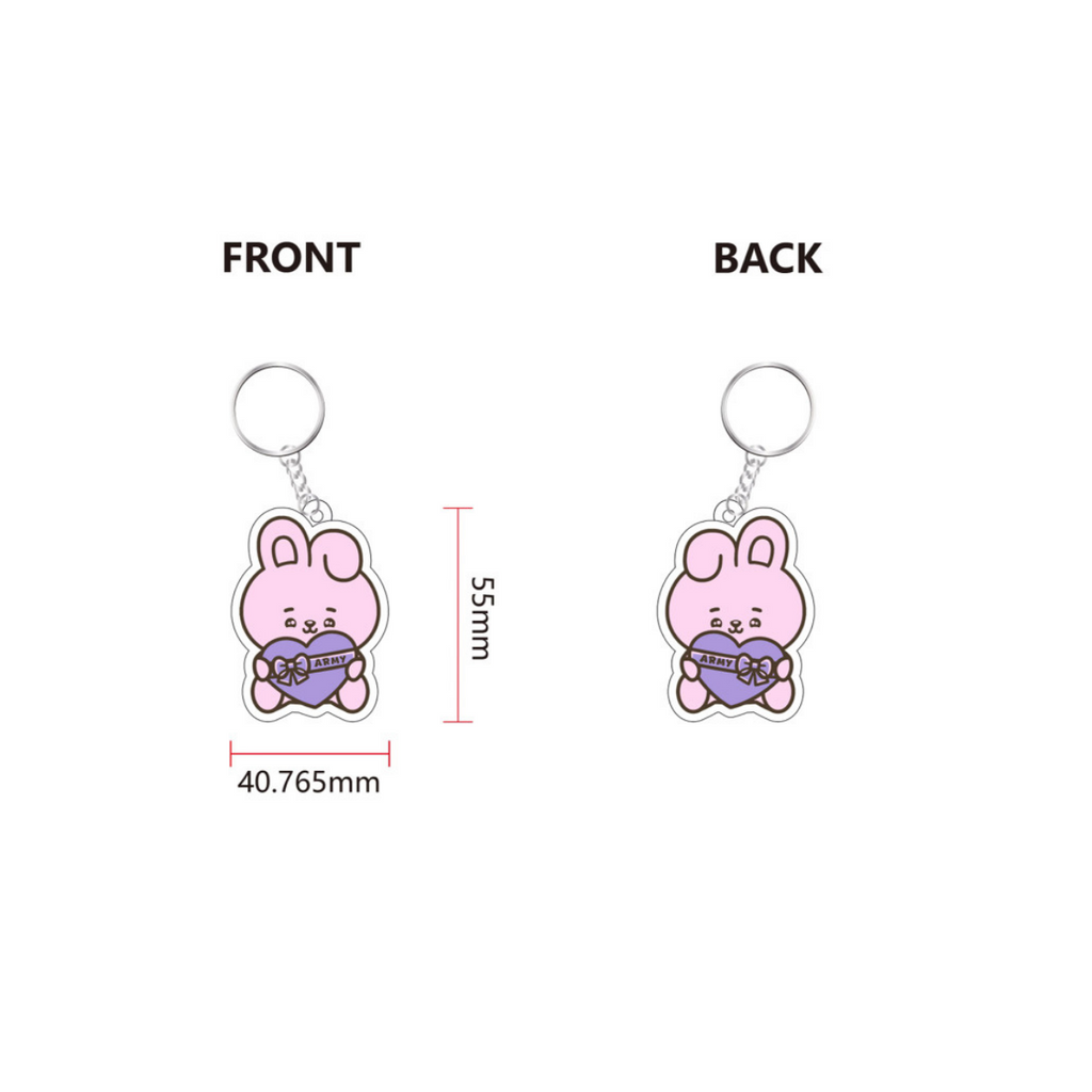 BTS - BT21 Themed Keychains and Bag Charms
