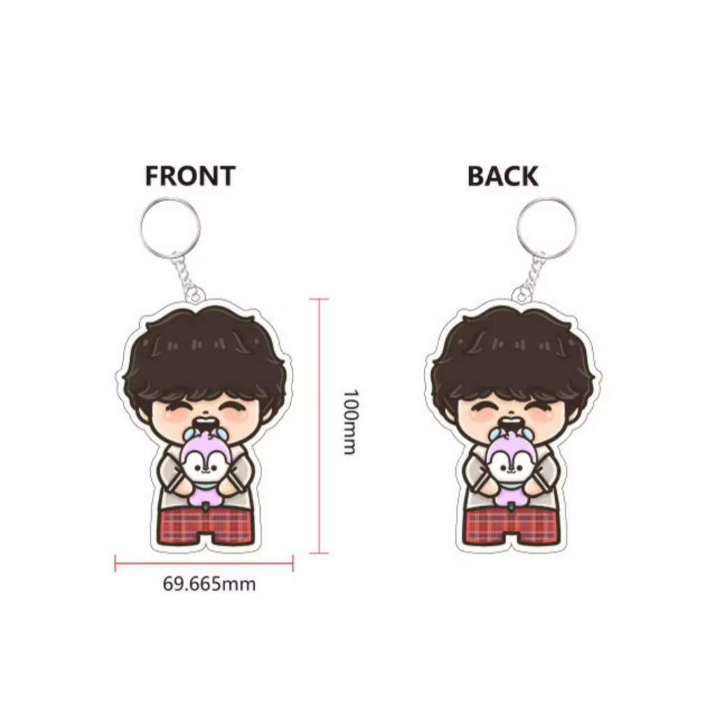BTS - BT21 Themed Keychains and Bag Charms