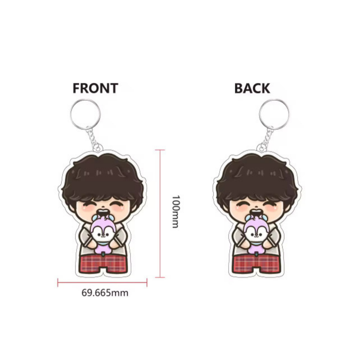 BTS - BT21 Themed Keychains and Bag Charms